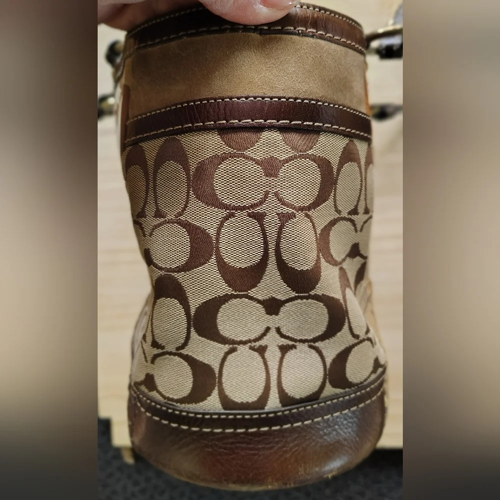 2008 Coach Patchwork Tote in Brown Tones - Picture 4 of 14